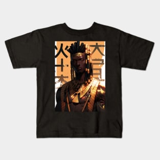 Golden Locks Pharaoh Kids T-Shirt